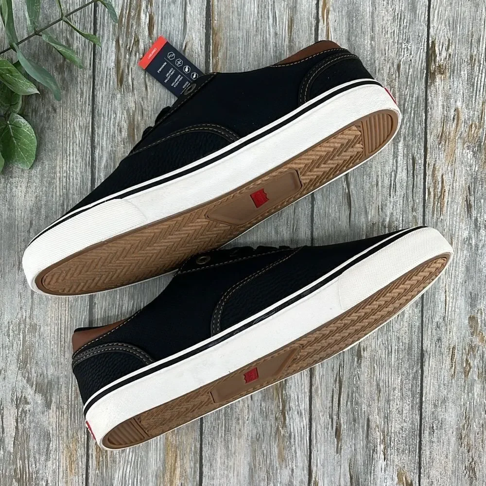 Levi's Mens Black Ethan Casual Fashion Sneaker Shoes Size 9